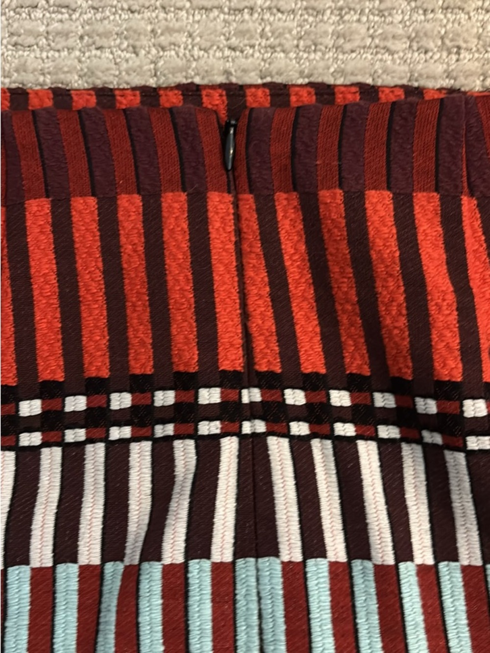 Ann Taylor Striped Pencil Skirt - Picture 3 of 3